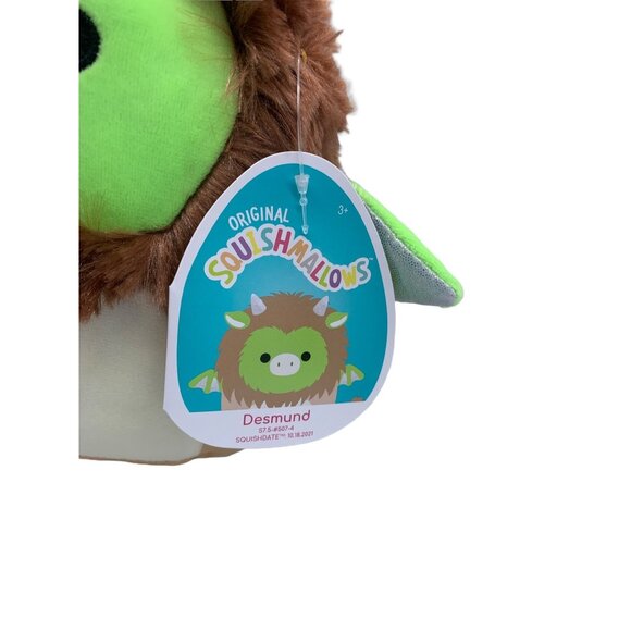 Squishmallow Desmund the Dragon in Francis the Lion Costume Halloween 7.5" Plush - Picture 5 of 9